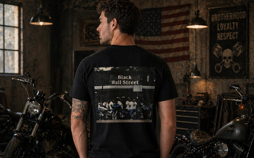 DFB X BLACK WALL STREET SHORT SLEEVE TEE